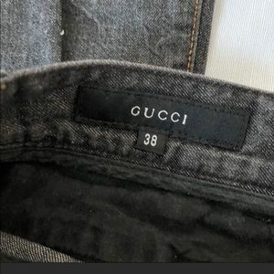 Gucci high rise jeans